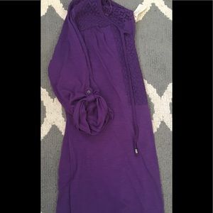 Purple faded glory half sleeve shirt